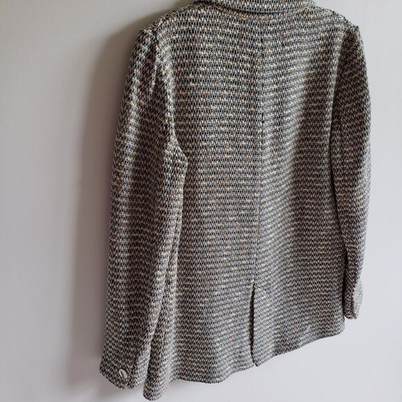 Zara Textured Double Breasted Blazer - Picture 5 of 8